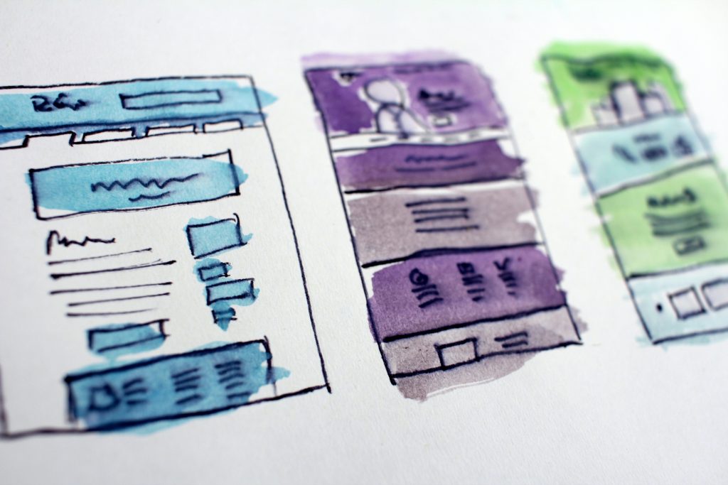 Illustration de webdesign pour illustrer l'article de blog au sujet de la page d'atterrissage